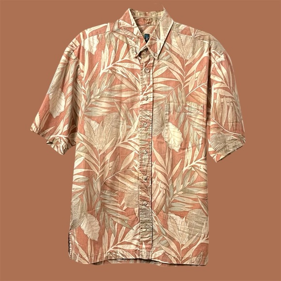 Kahala Other - Kahala Hawaiian Islands Reverse Motif Pastel & Bold 100% Cotton Shirt